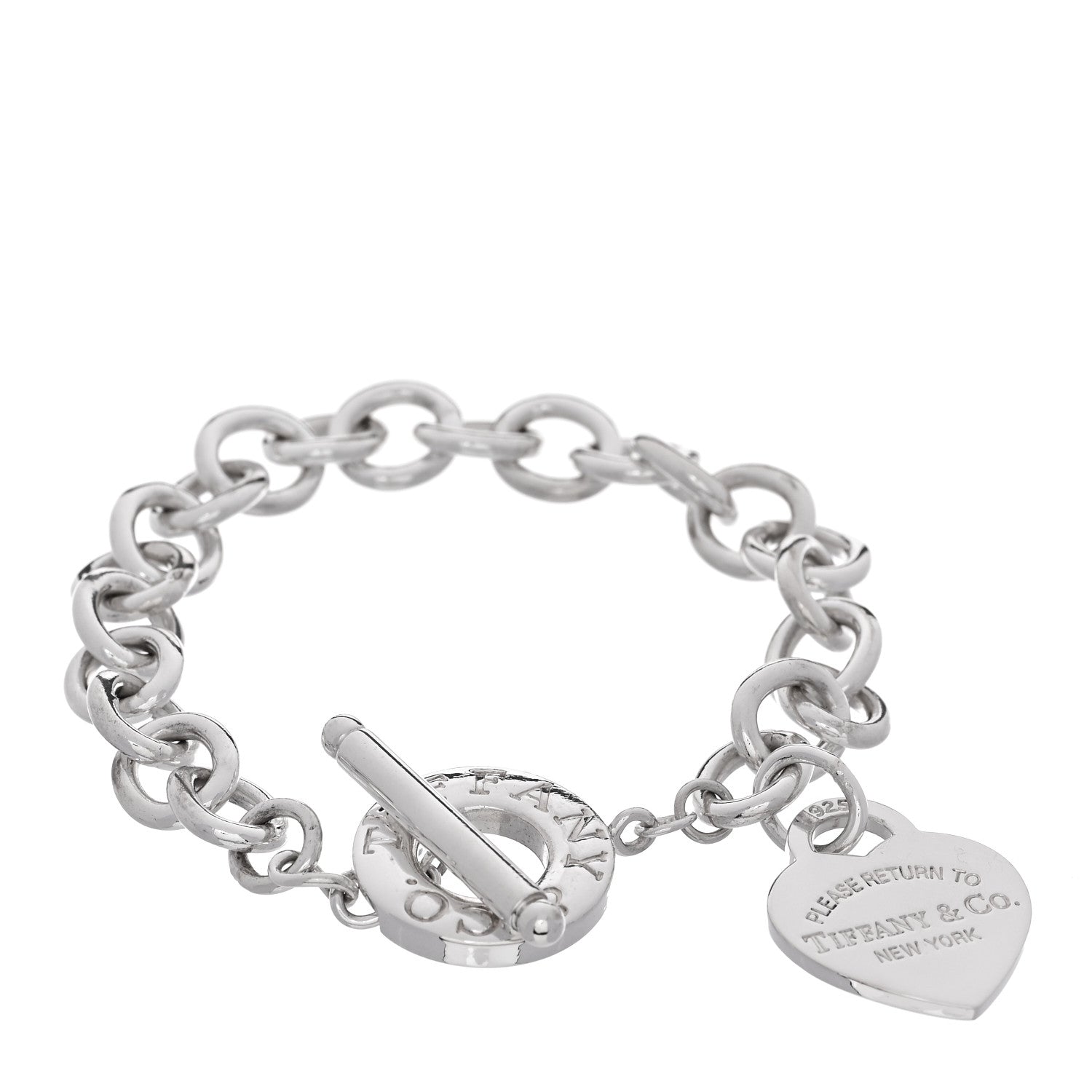 Tiffany Sterling Silver Return To Tiffany Heart Tag Toggle