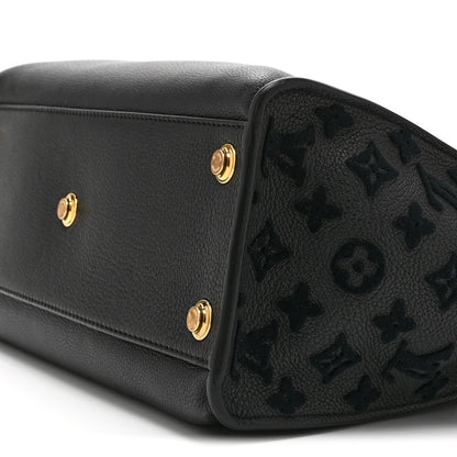 Louis Vuitton Calfskin Monogram Tufting On My Side Black 10 of 10
