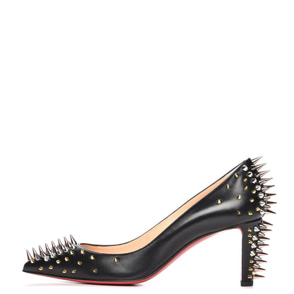 Christian Louboutin Shiny Nappa Goldopump Spikes 70 Pumps 37 Black 1 of 8