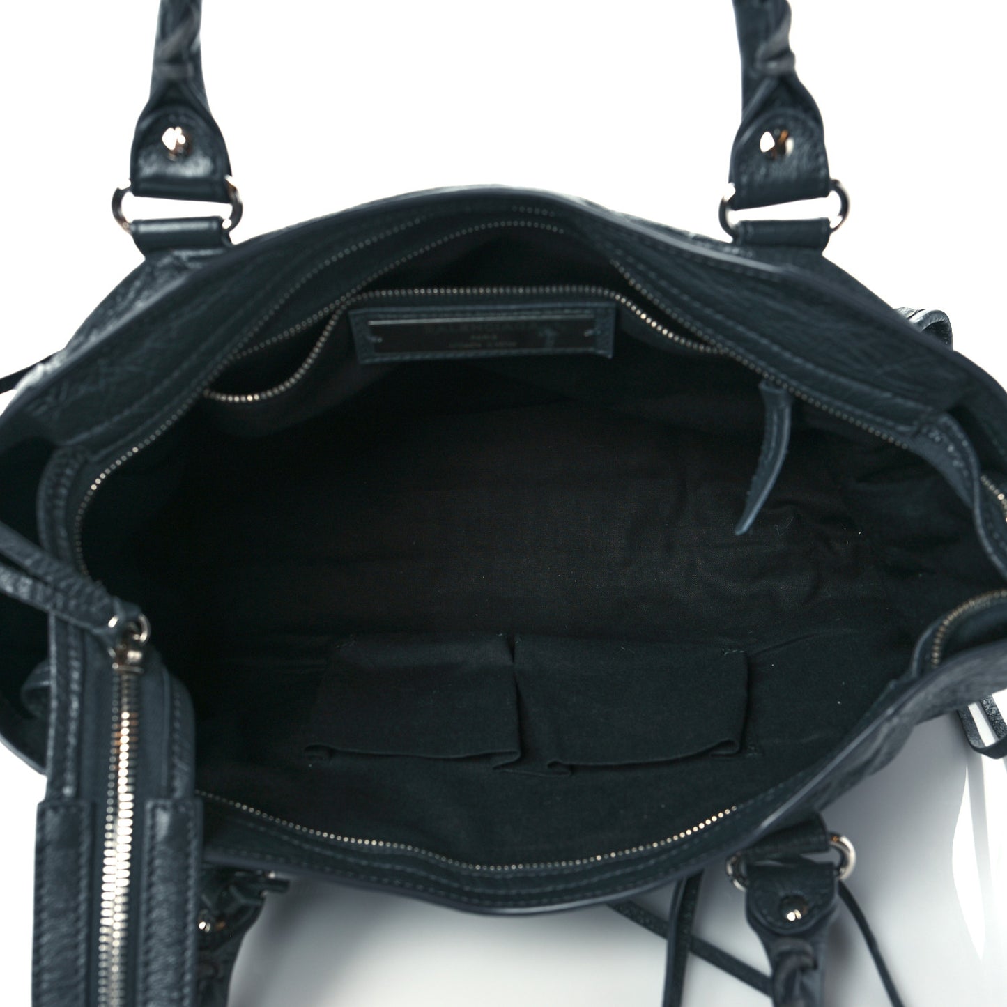 Agneau Classic Silver Hardware City Gris Fossile Anthracite