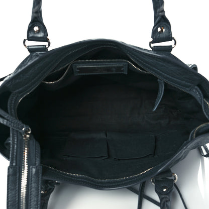 Balenciaga Agneau Classic Silver Hardware City Gris Fossile Anthracite 5 of 10