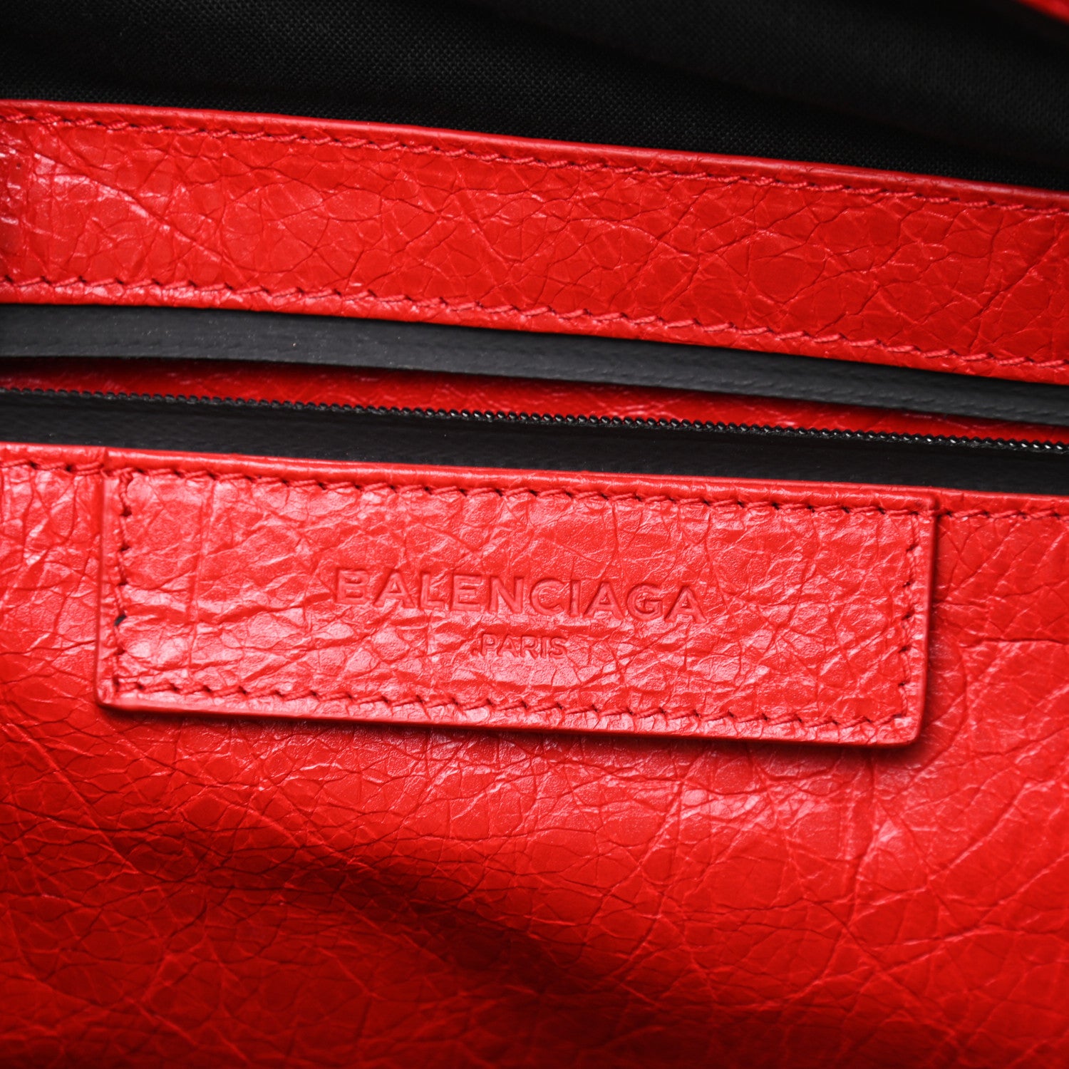 Balenciaga Agneau Locker Arena Backpack Red 5 of 6