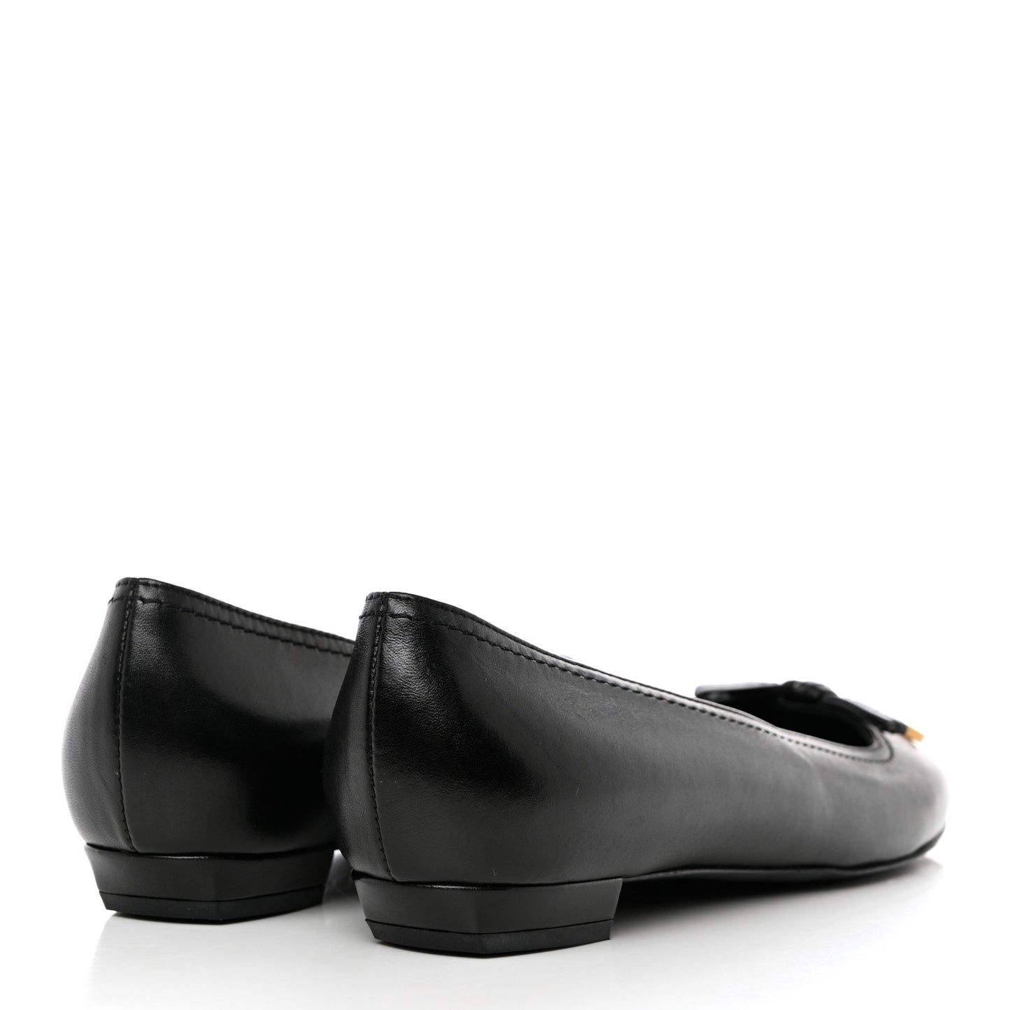 Calfskin Uniformes Ballet Flats 36 Black