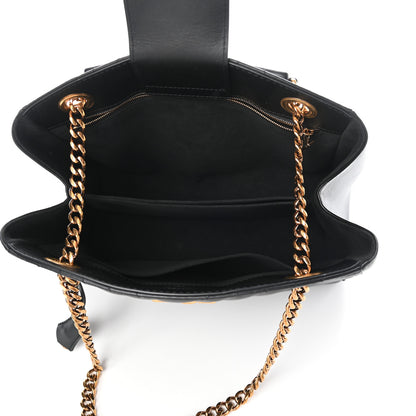 Louis Vuitton Calfskin New Wave Chain Tote Black 5 of 9