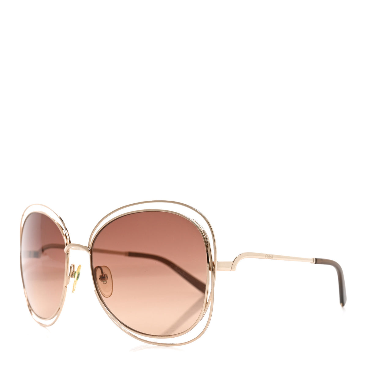 Oversized Round Carlina Sunglasses CE119S Gold