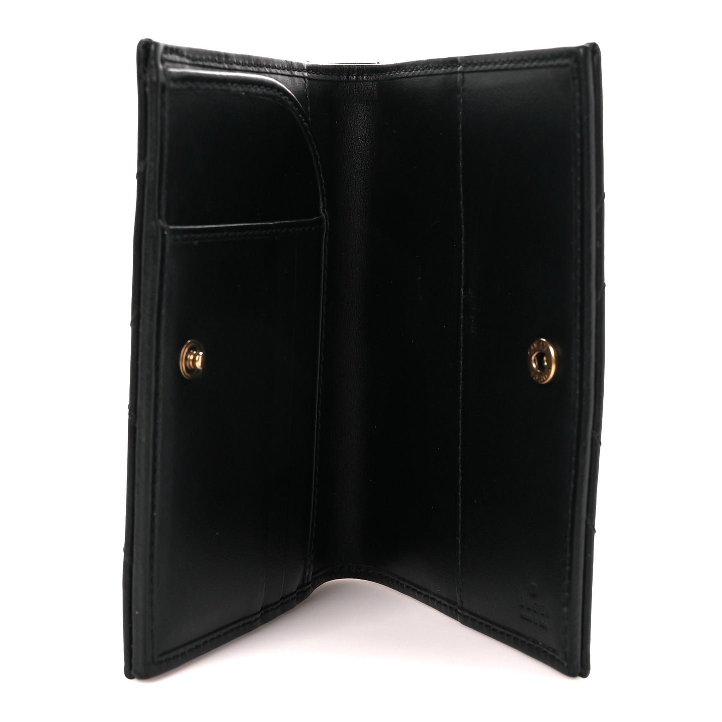 Calfskin Matelasse GG Marmont Passport Case Black