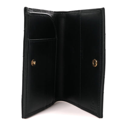 Gucci Calfskin Matelasse GG Marmont Passport Case Black 5 of 10