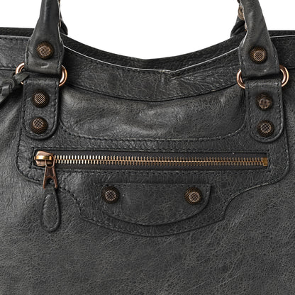 Balenciaga Agneau Giant 12 Rose Gold Hardware City Gris Tarmac 8 of 11