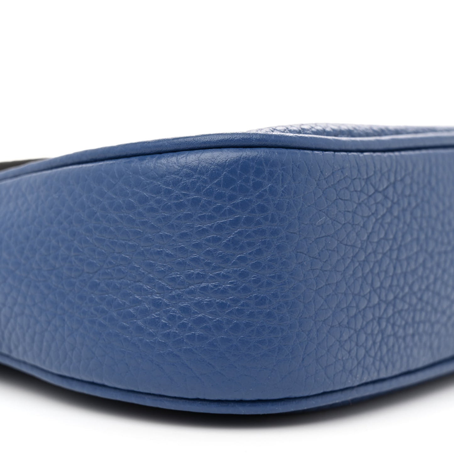 Pebbled Calfskin Medium Soho Flap Crossbody Caspian