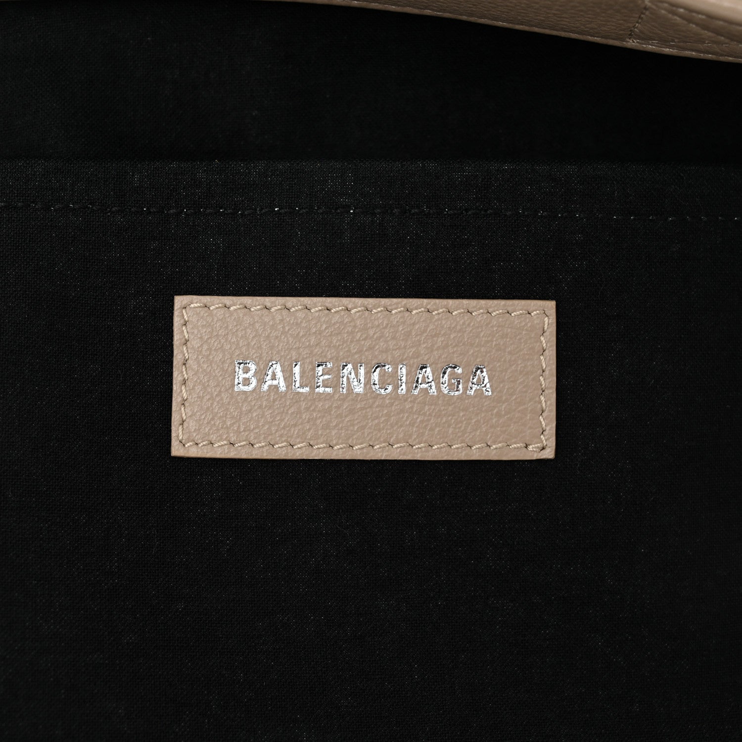 Balenciaga Grained Calfskin Hardware Tote Taupe 6 of 9