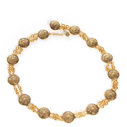 Chanel Chain CC Medallion Belt Gold 1 of 5