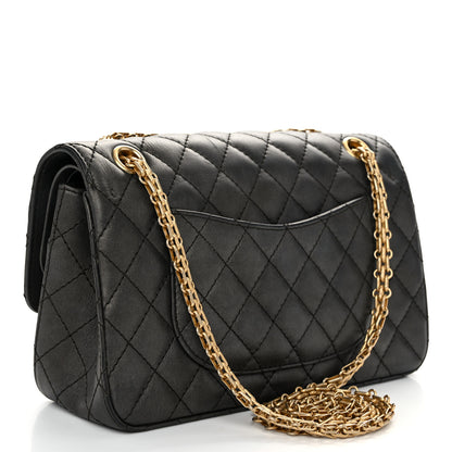 Chanel Metallic Calfskin Quilted 2.55 Reissue 225 Flap Charcoal 5 of 19