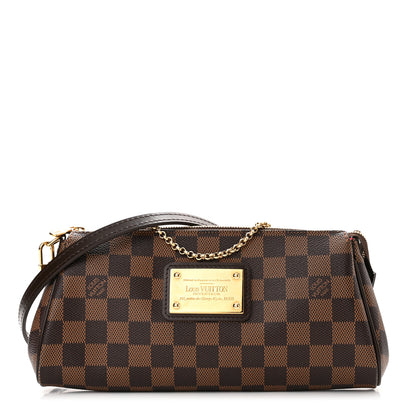 Louis Vuitton Damier Ebene Eva Clutch 1 of 10