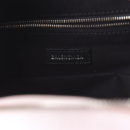 Balenciaga Smooth Calfskin Logo Small Everyday Backpack Light Rose Black 7 of 8