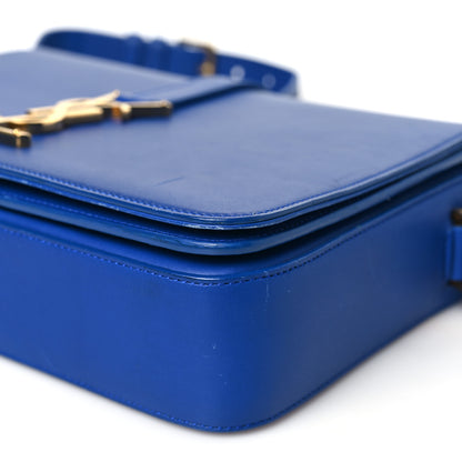 Saint Laurent Smooth Calfskin Medium Classic Monogram Universite Bag Royal Blue 9 of 16