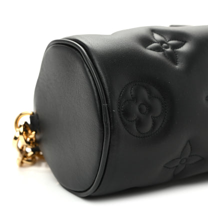 Louis Vuitton Calfskin Bubblegram Papillon BB Black 8 of 9