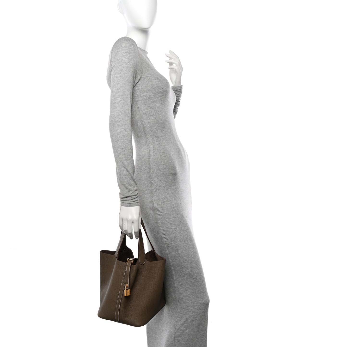 Taurillon Clemence Picotin Lock 22 MM Etoupe