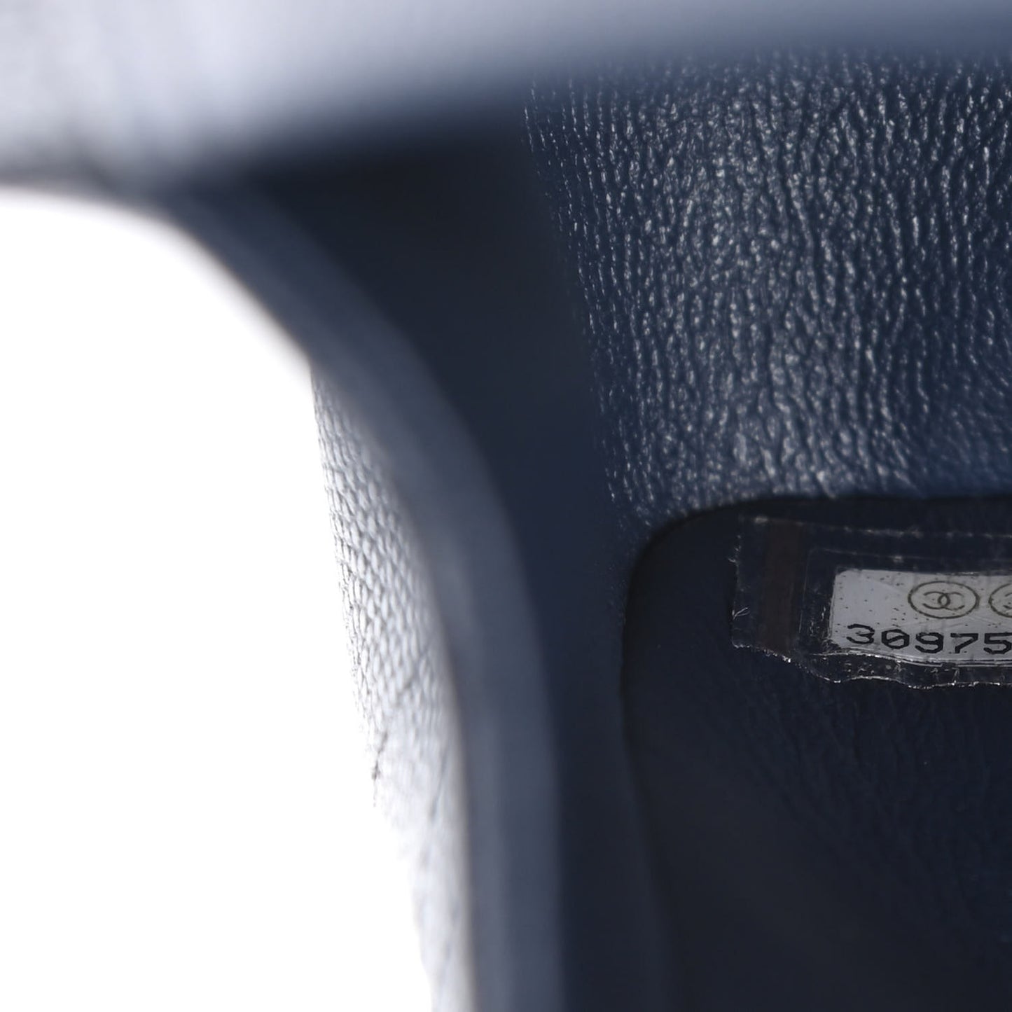 Caviar Quilted Medium Double Flap Navy