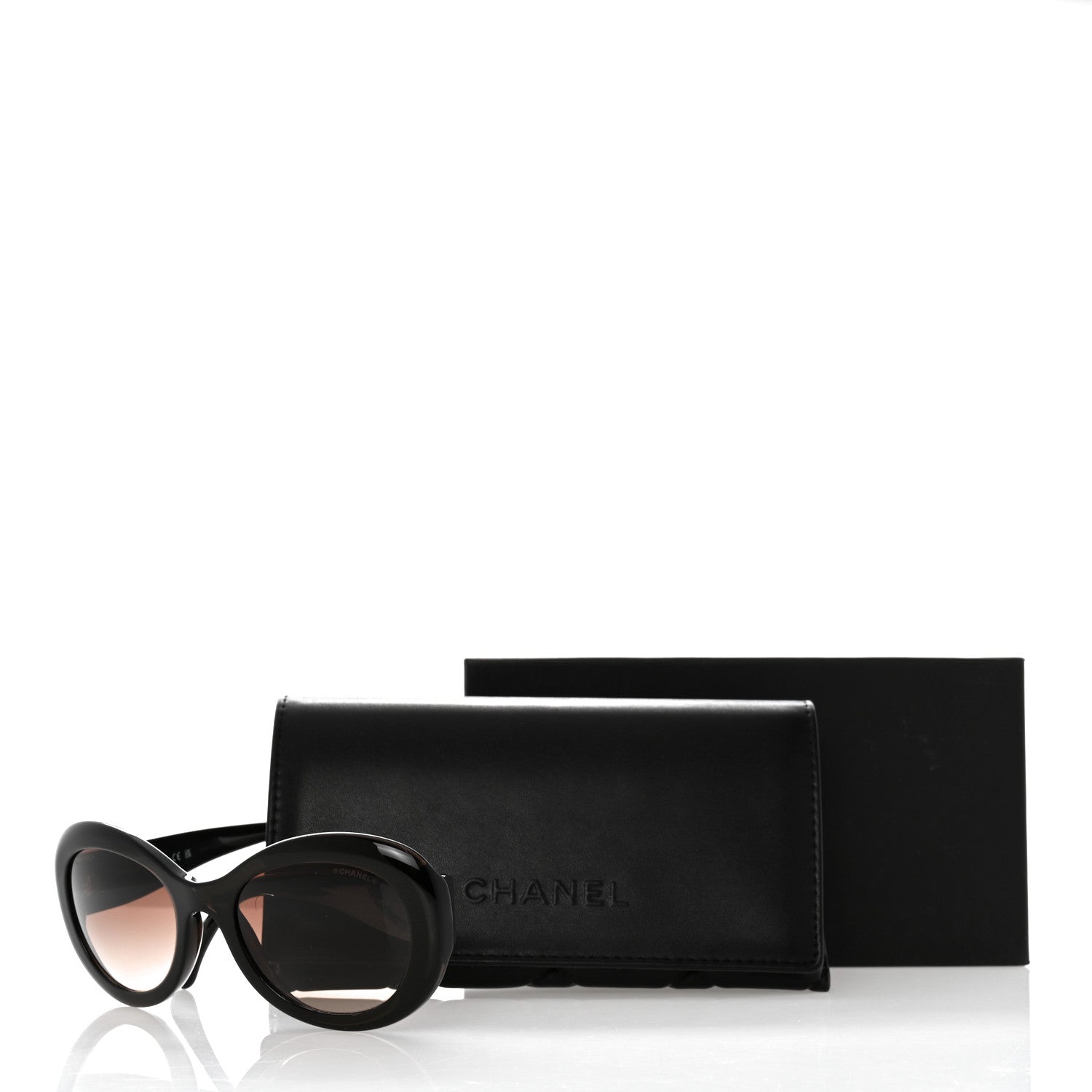 Chanel Acetate Oval CC Sunglasses 5469-B Green 8 of 8