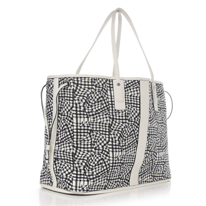 MCM Visetos Large Liz Reversible Shopper Tote White 4 of 14