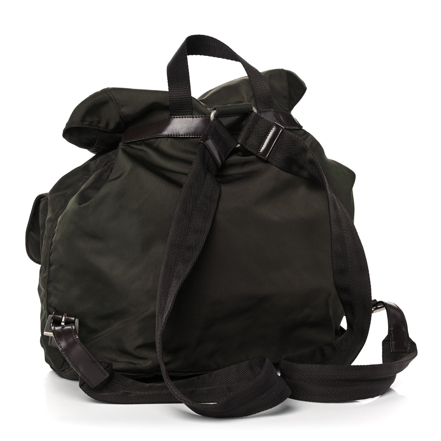 Prada Nylon Vela Medium Backpack Mimetico 2 of 11
