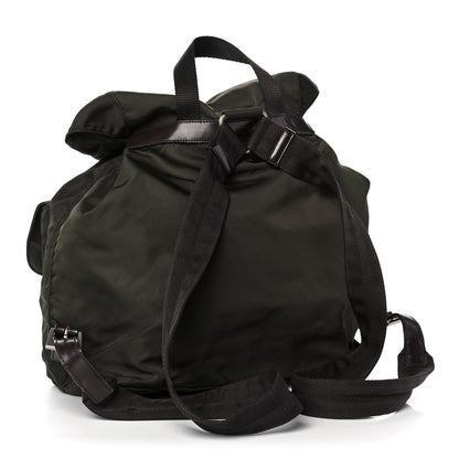 Prada Nylon Vela Medium Backpack Mimetico 2 of 11