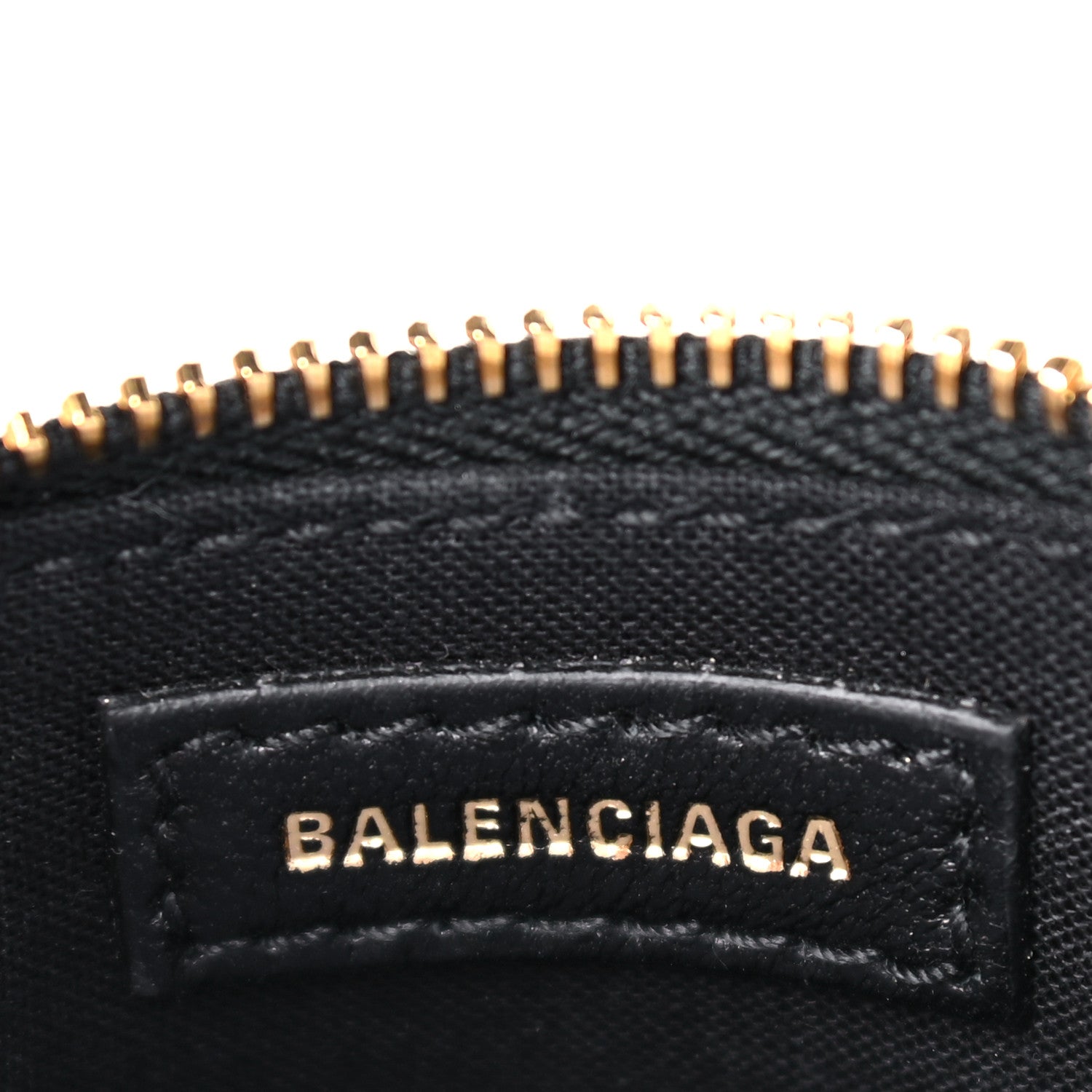 Balenciaga Grained Calfskin Logo Mini Ville Top Handle Bag Black White 6 of 10