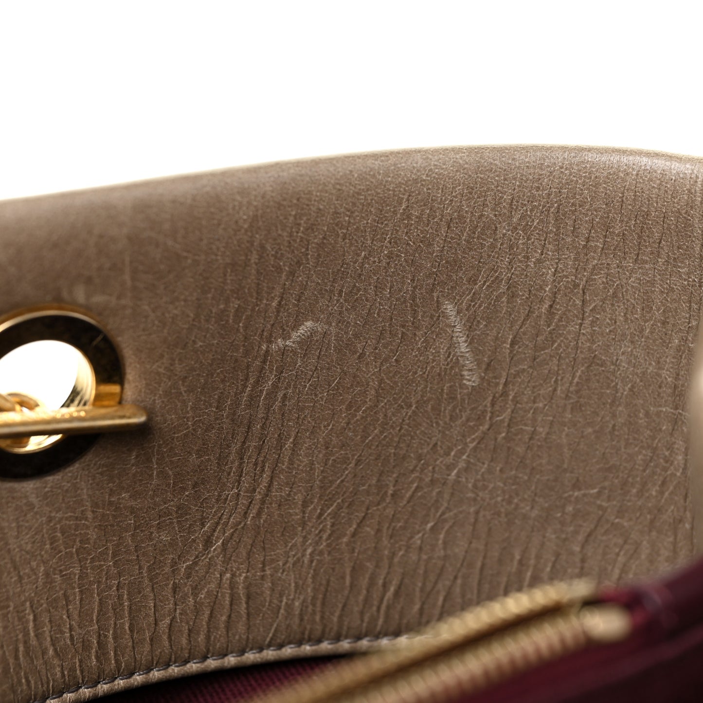 Calfskin Large Soft Elegance Tote Beige
