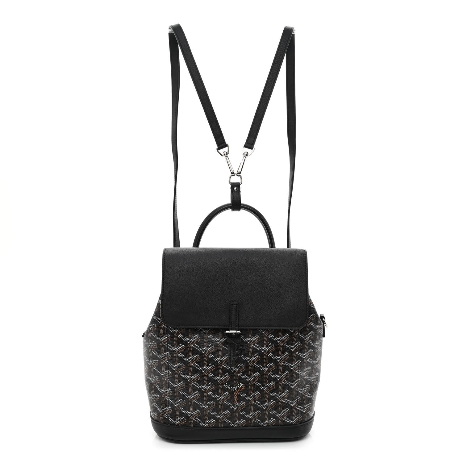 Goyard Goyardine Calfskin Mini Alpin Backpack Black 1 of 9