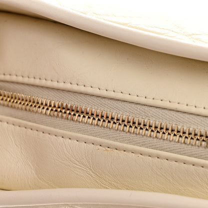 Chanel Aged Calfskin Quilted Medium Gabrielle Hobo White 11 of 11