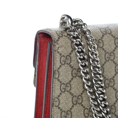 Gucci GG Supreme Monogram Small Dionysus Shoulder Bag Red 18 of 18