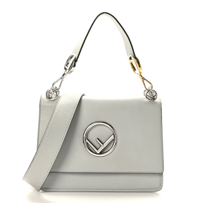 Fendi Vitello Century Opaco F is Fendi Kan I Shoulder Bag Grigio Perla 1 of 9