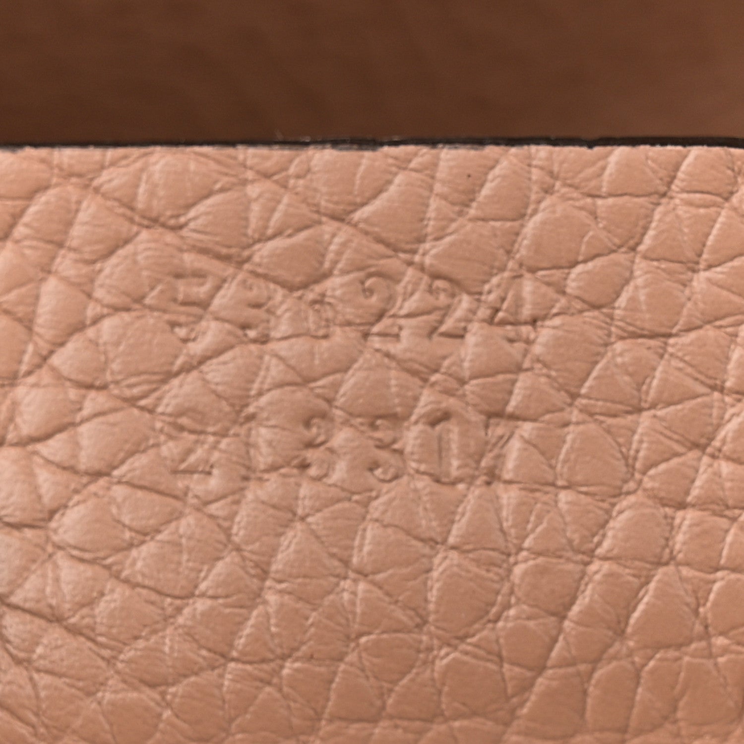 Gucci Pebbled Calfskin Medium Soho Flap Crossbody Camelia 7 of 10