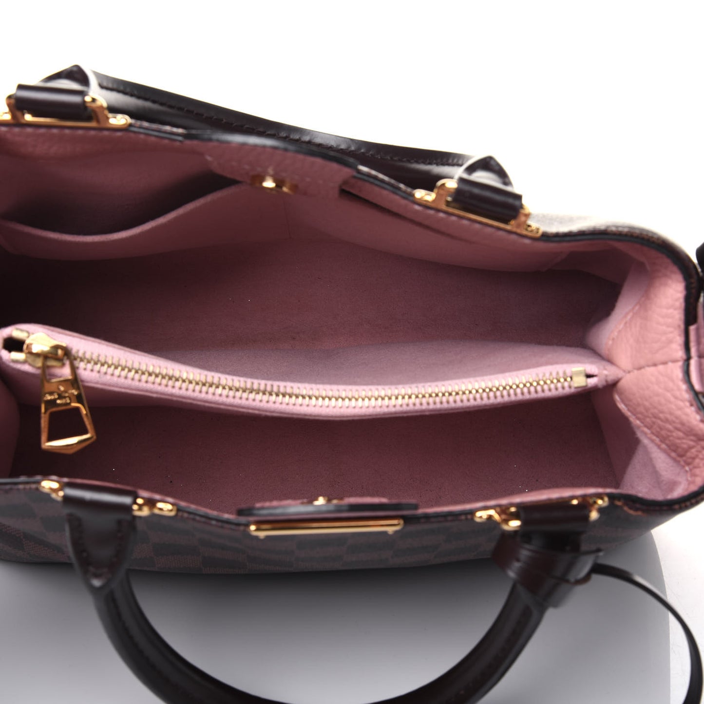 Damier Ebene Cuir Taurillon Brittany Magnolia