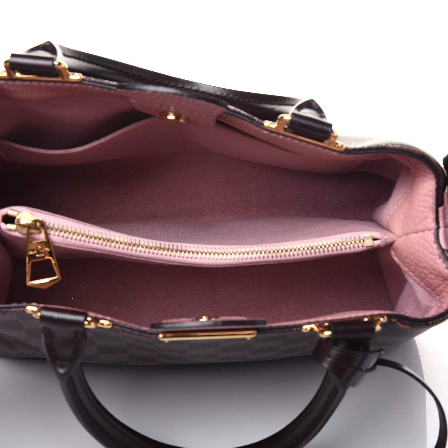 Louis Vuitton Damier Ebene Cuir Taurillon Brittany Magnolia 8 of 17