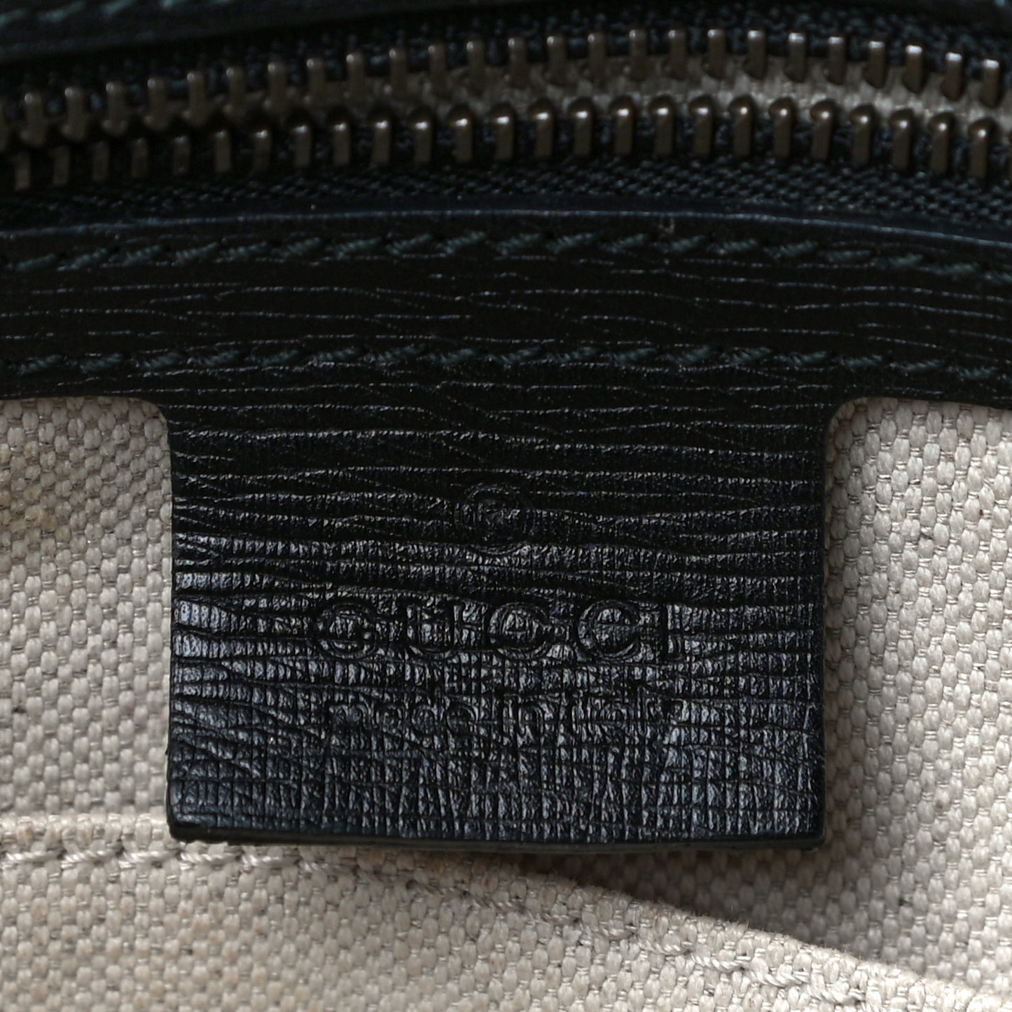 Calfskin Large Bright Bit Clutch Black