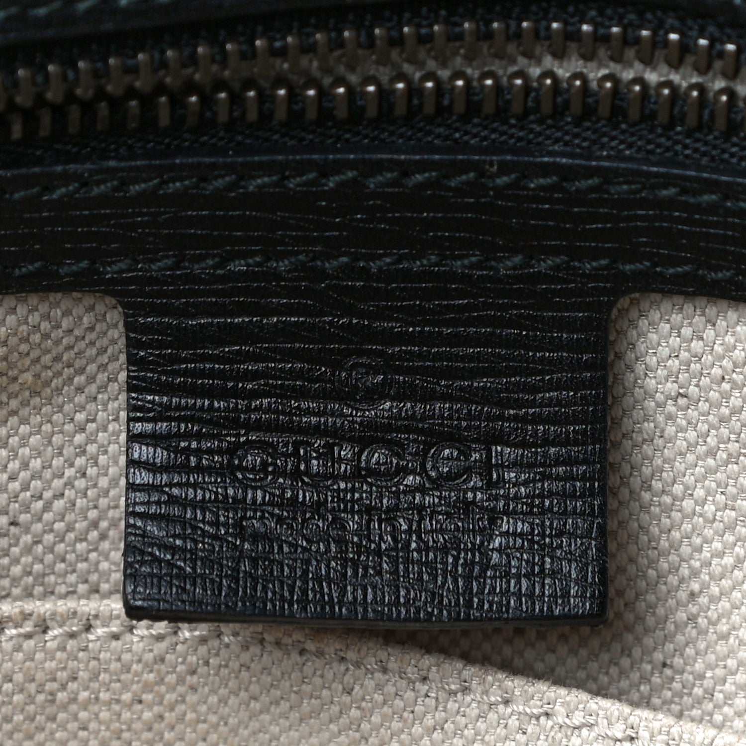 Gucci Calfskin Large Bright Bit Clutch Black 6 of 20