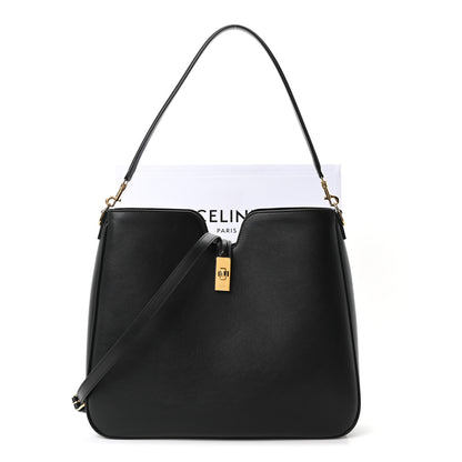 Celine Smooth Calfskin Medium Camille 16 Soft Bag Black 11 of 11