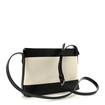 Balenciaga Cotton Canvas Pochette Crossbody Bag Black 3 of 10