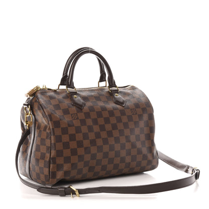 Louis Vuitton Damier Ebene Speedy Bandouliere 30 3 of 10