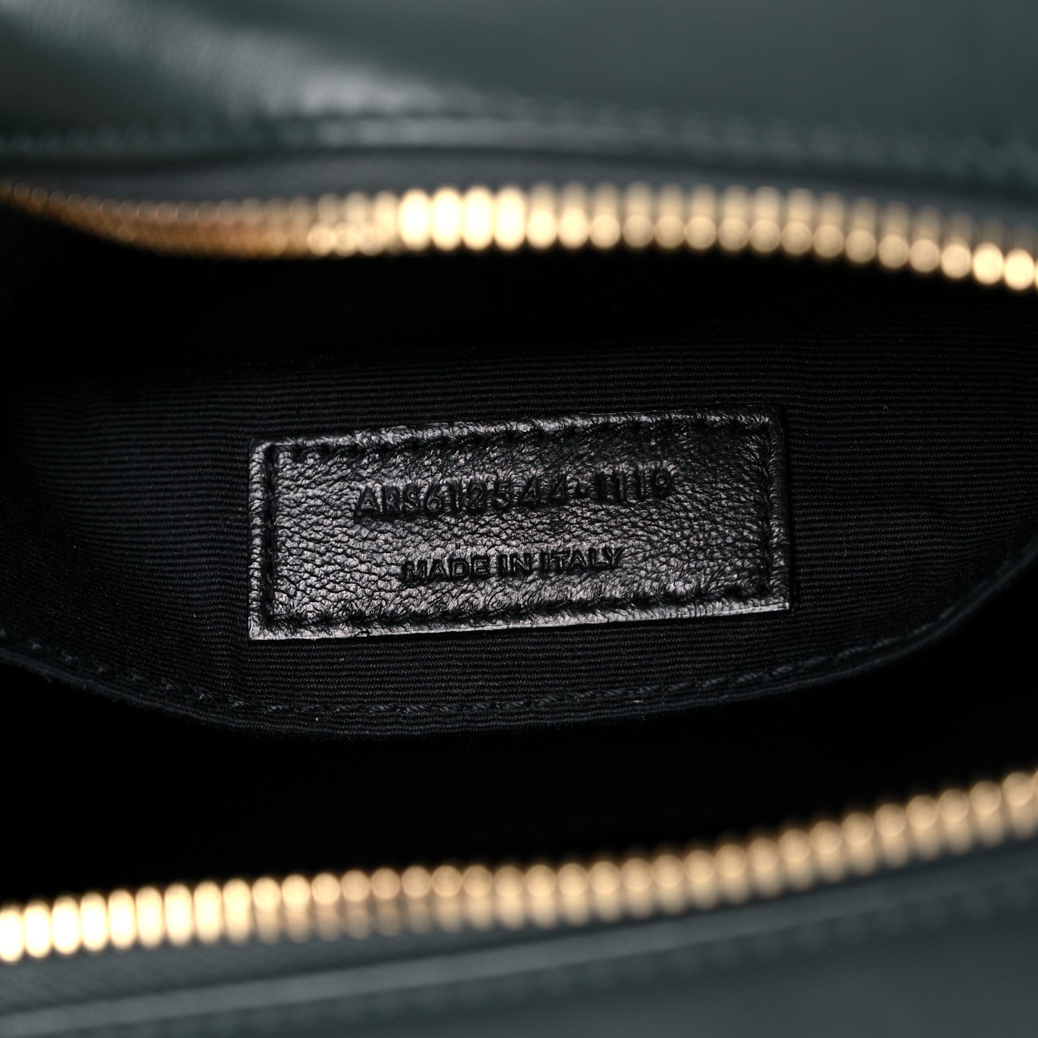 Saint Laurent Calfskin Matelasse Monogram Lou Camera Bag Green 7 of 9