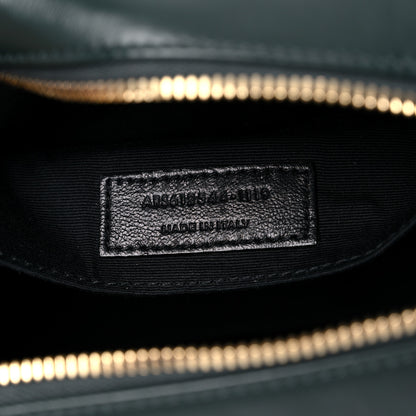 Saint Laurent Calfskin Matelasse Monogram Lou Camera Bag Green 7 of 9
