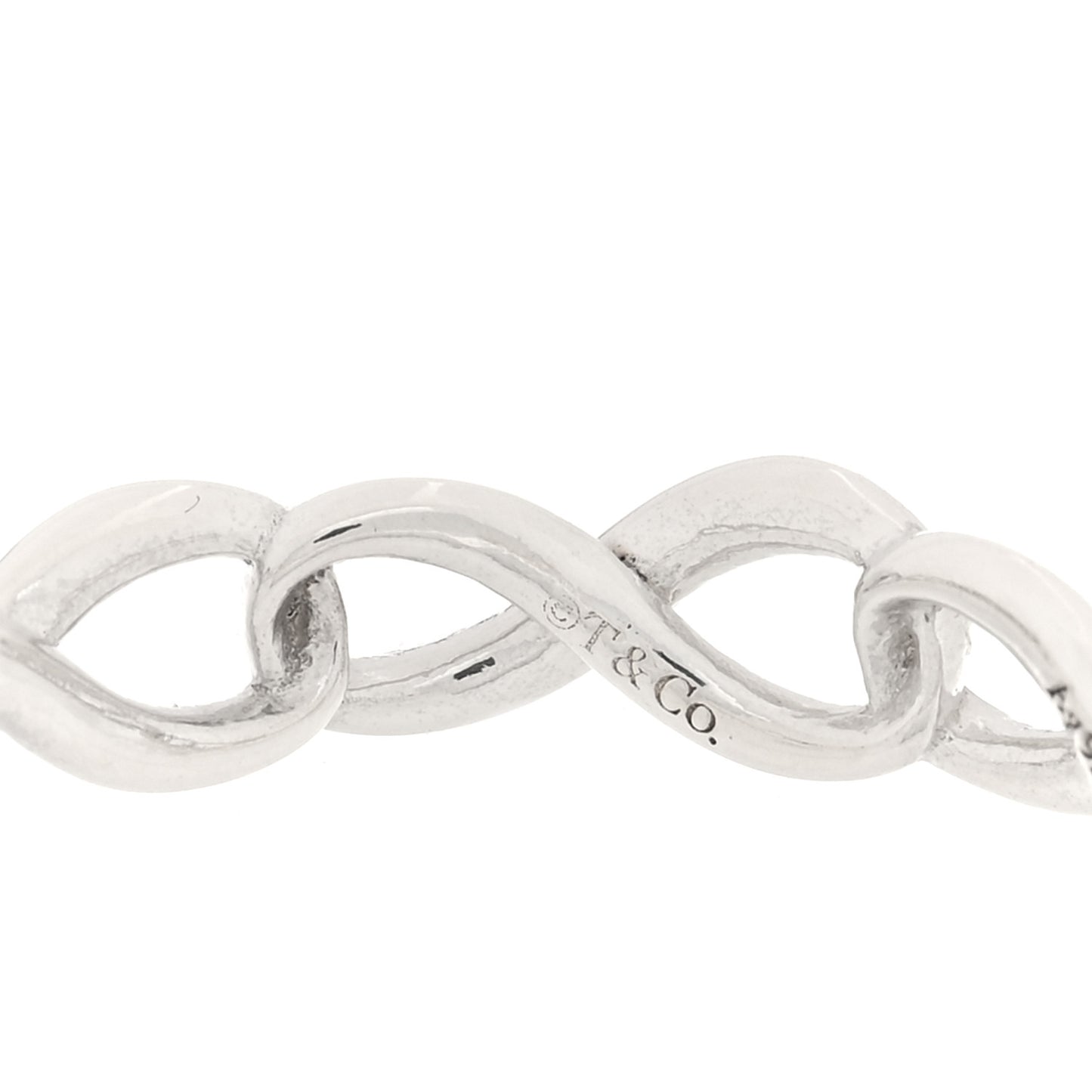 Sterling Silver Narrow Infinity Band Ring 47 4.25