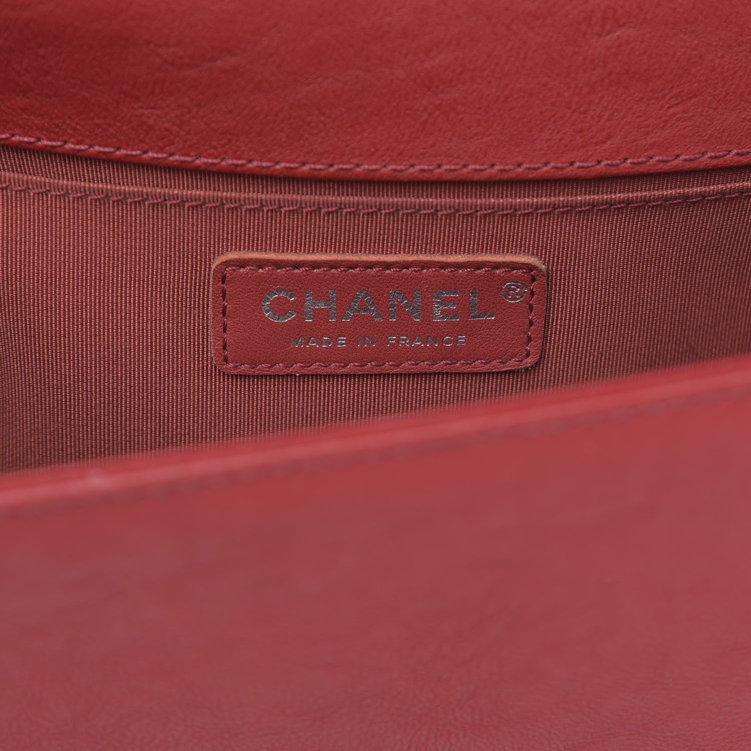 Chanel Calfskin Quilted Medium Top Handle Boy Flap Red 7 of 12