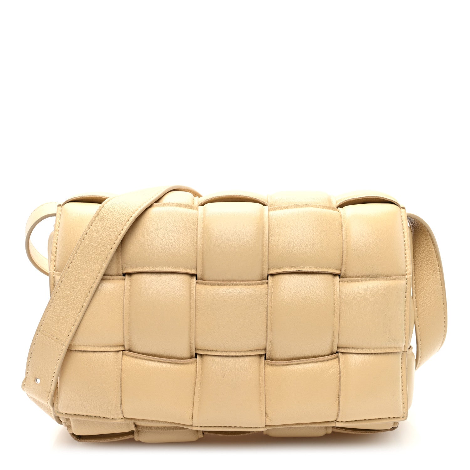 Bottega Veneta Nappa Maxi Intreccio Padded Cassette Crossbody Bag Porridge 1 of 9