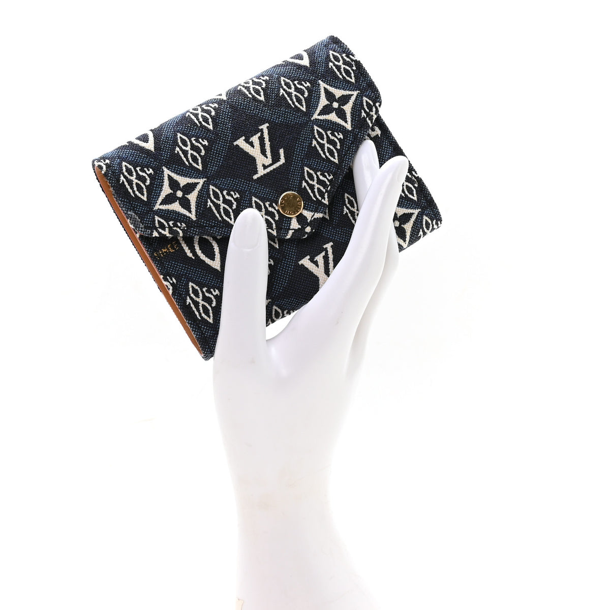 Louis Vuitton Jacquard Since 1854 Victorine Wallet Blue 2 of 7
