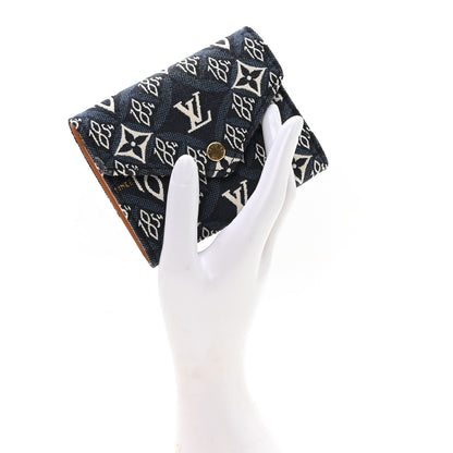 Louis Vuitton Jacquard Since 1854 Victorine Wallet Blue 2 of 7