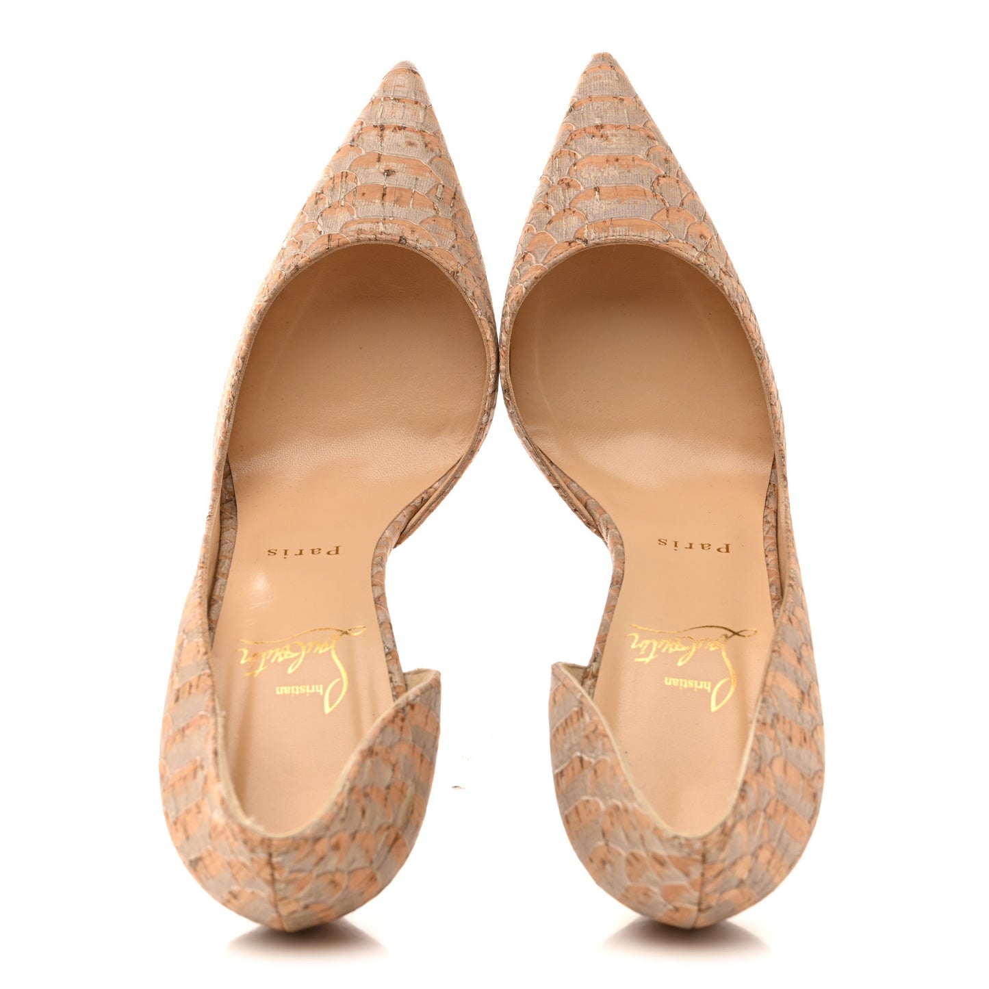 Liege Embossed Iriza 100 Pumps 39 Beige