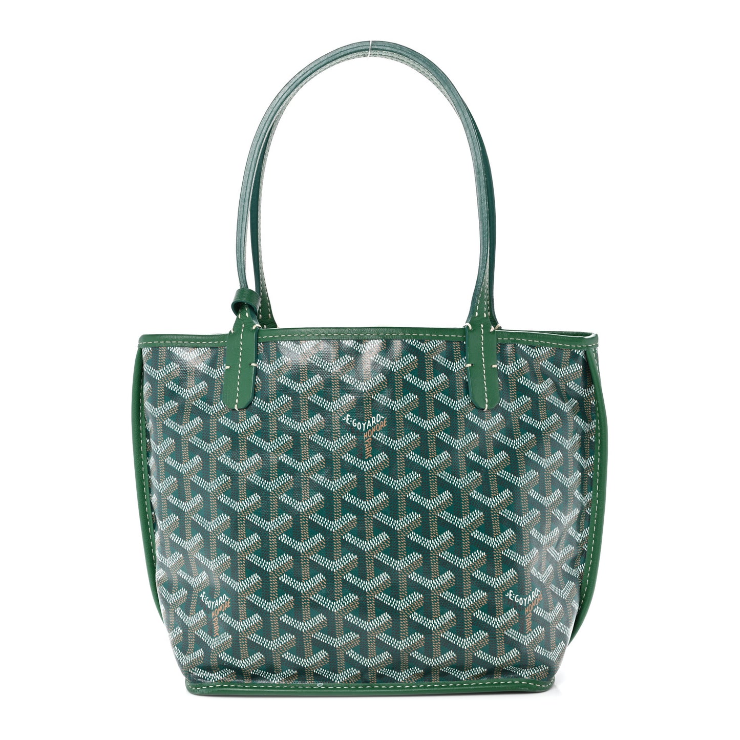 Goyardine Reversible Mini Anjou Green