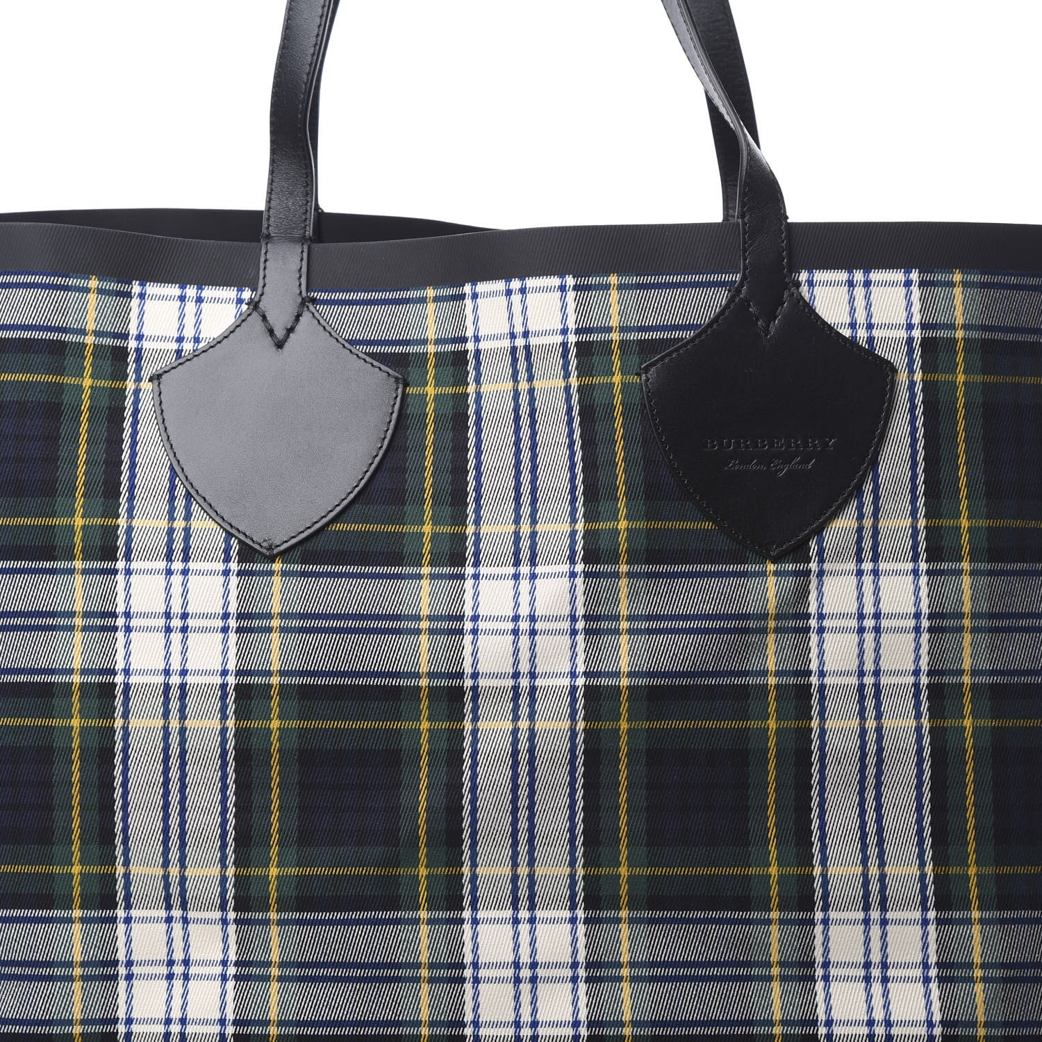 Burberry Vintage Check Extra Large The Giant Reversible Tote Blue Red 11 of 17